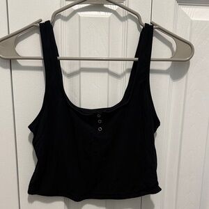 Black Crop Top